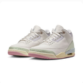 White & Pastel Mid-Top Sneakers with Mint Green Accents