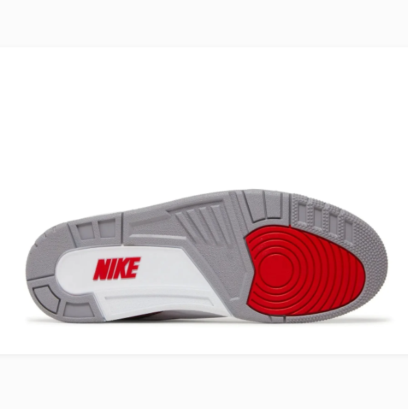 White & Red Elephant-Print Mid-Top Sneakers