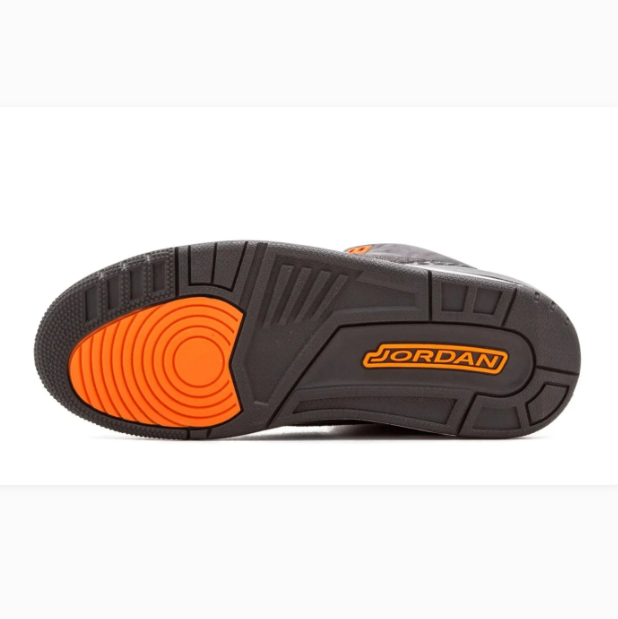 Charcoal Gray Elephant-Print Mid-Top Sneakers with Orange Accents